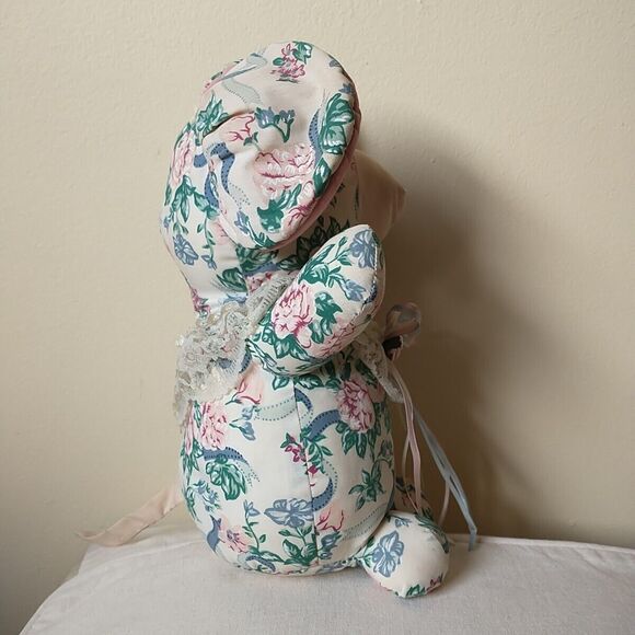 VTG Vantage International Floral Print Mouse Stuffed Animal Collectible Cottage - Picture 10 of 12